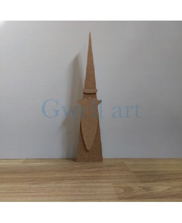 madera Papa noel 35cm 1