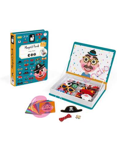 Magneti'book Crazy Faces Chicos - Dendago