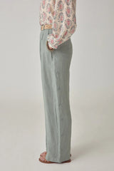 MAISON HOTEL PANTALON DE LINO VERDOSO OTTO TWIST