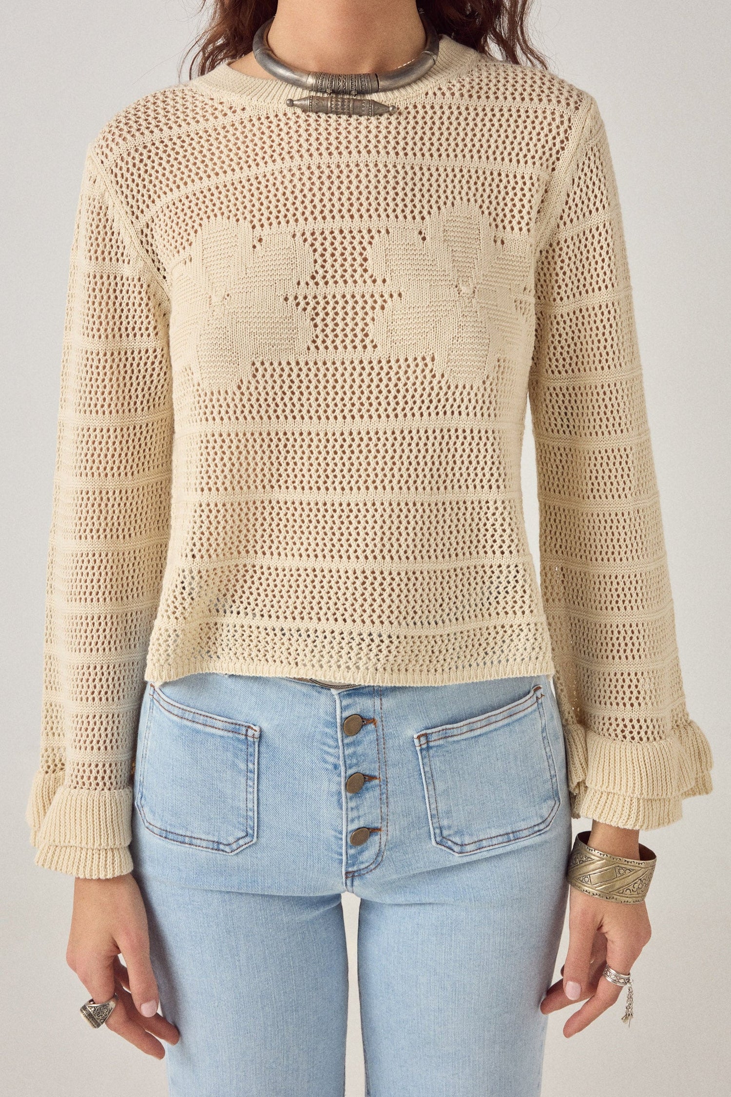 MAISON HOTEL JERSEY DE PUNTO CALADO MARGHERITA DAISY