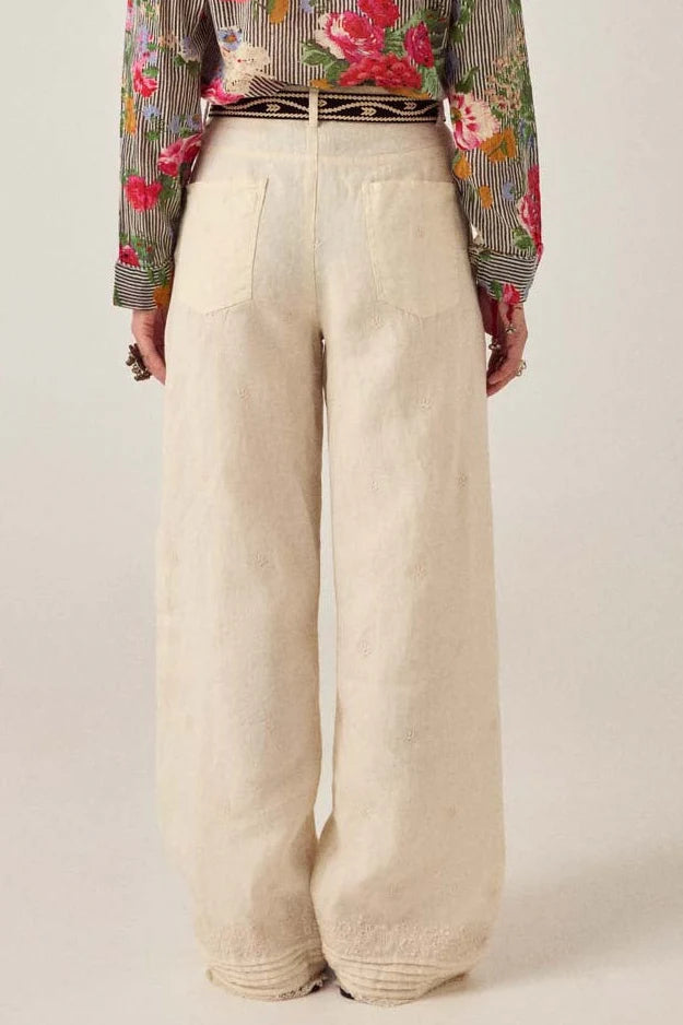 MAISON HOTEL PANTALON RECTO LINO SOLSTICE OTTO