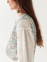 MAISON HOTEL CHALECO ESTAMPADO KARINA PURPLE PARADISE