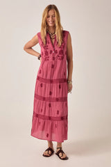 MAISON HOTEL VESTIDO SIN MANGAS FRAMBUESA LILI