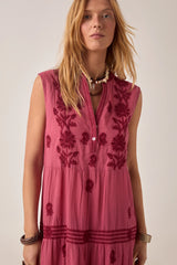 MAISON HOTEL VESTIDO SIN MANGAS FRAMBUESA LILI