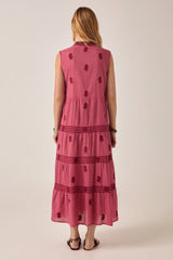 MAISON HOTEL VESTIDO SIN MANGAS FRAMBUESA LILI