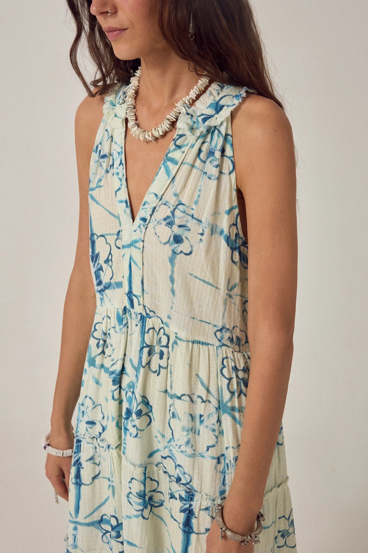 MAISON HOTEL VESTIDO SIN MANGAS ESTAMPADO ASAMI