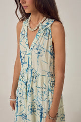 MAISON HOTEL VESTIDO SIN MANGAS ESTAMPADO ASAMI