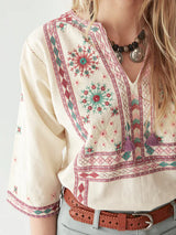 MAISON HOTEL  BLUSA BORDADA CHOTI HOLI NIMIRTA