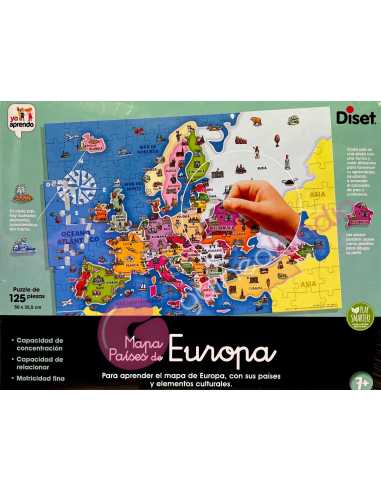 Mapa Países de Europa - Dendago