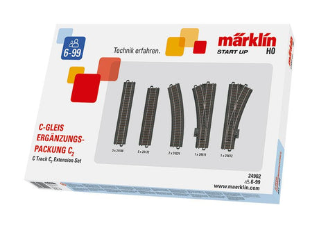 Marklin 24902. Set de ampliación de vías C C2. - Dendago