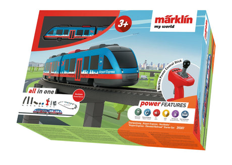 Marklin my world, ref. 29307. Caja iniciación ¨Ferrocarril elevado Airport Express ¨ - Dendago
