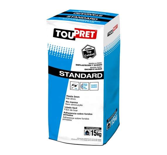 Masilla emplastecido alisado STANDARD (10 sacos)15kg - Dendago