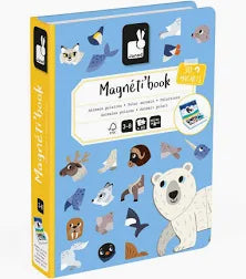 “Libros magnéticos educativos Magnetic Books de Janod, con piezas imantadas para crear escenas, estimular la imaginación y aprender jugando de forma creativa.”