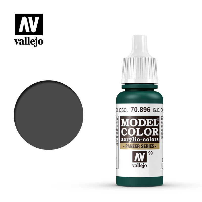 Vallejo Model Color 70.896 Amarillo Camuflaje Verde Extra Oscuro