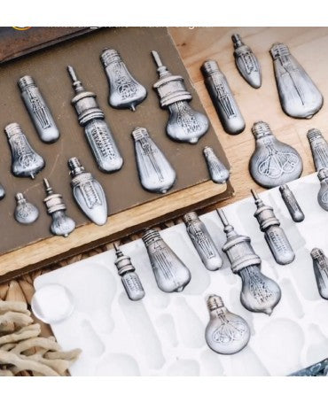 Molde PRIMA FINNABAIR Bombillas Vintage 20X12,5cm 2