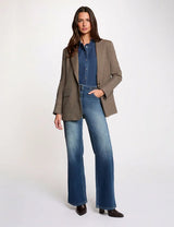 Vaquero ancho tiro alto denim stone Morgan
