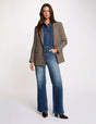 Vaquero ancho tiro alto denim stone Morgan