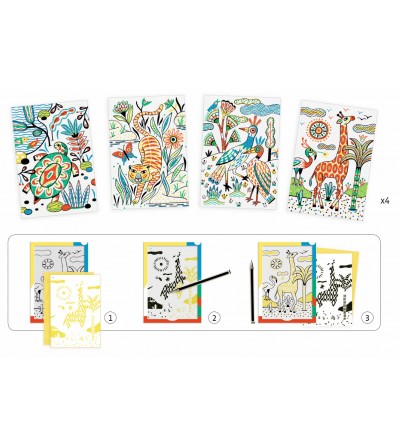 Motivos en papel carbón. 2