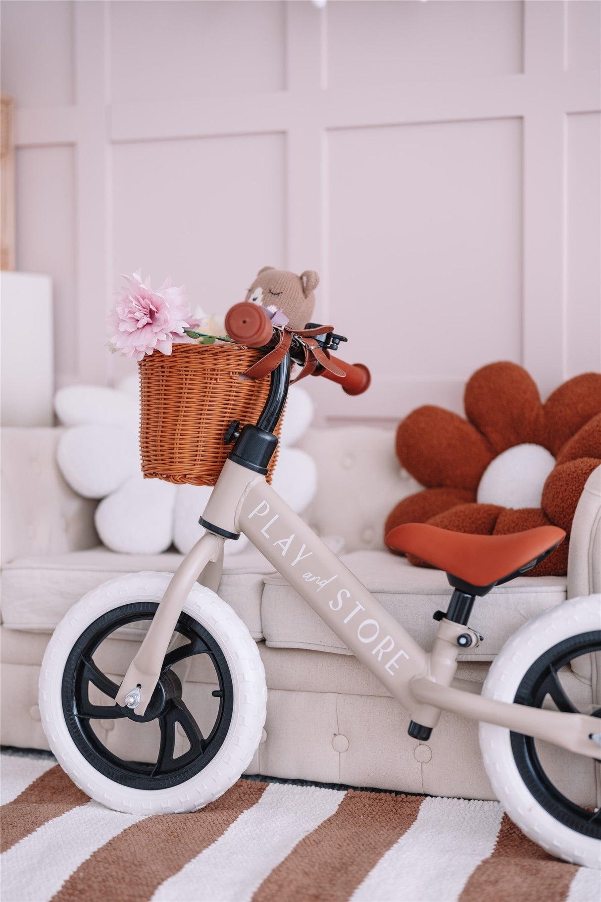 Bicicleta equilibrio Play and store taupe