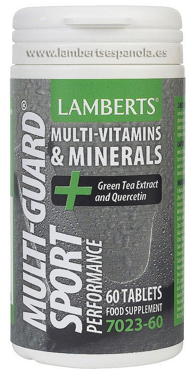 MULTI - GUARD SPORT Multi - vitamins & minerals 60tab Lamberts - Dendago
