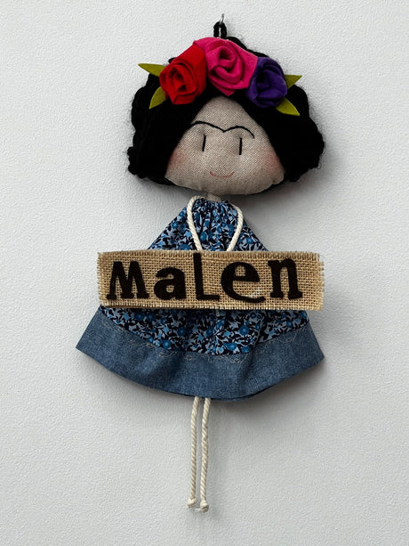 MUÑECA FRIDA KAHLO GRANDE - Dendago