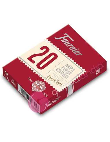 Naipe Poker Espanol Nº20 - Fournier - Dendago