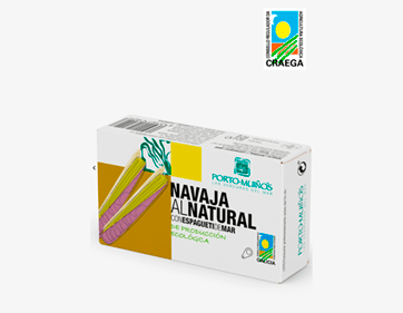 Navajas y alga Espagueti de mar - Dendago