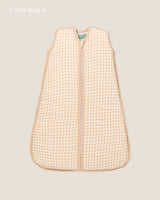 Saco de dormir bebé - Muselina de bambú - Vichy Sand - TOG 1