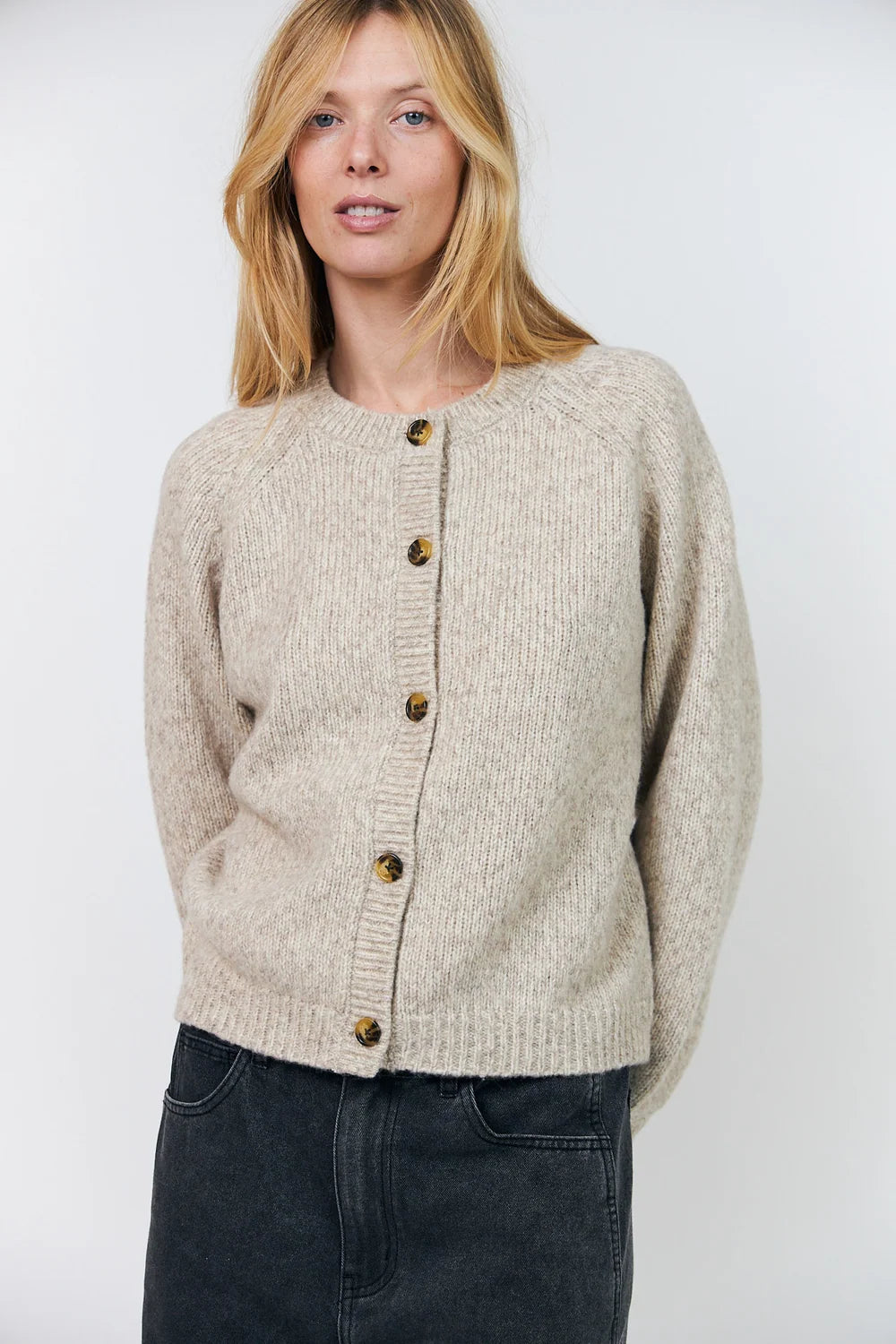LOLLYS LAUNDRY CARDIGAN DE PUNTO BEIGE NOVA