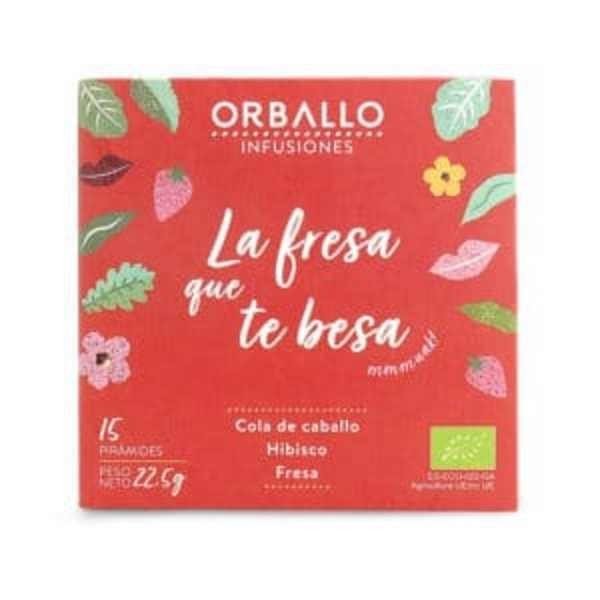 ORBALLO infusion la fresa que te besa 15 piramides - Dendago