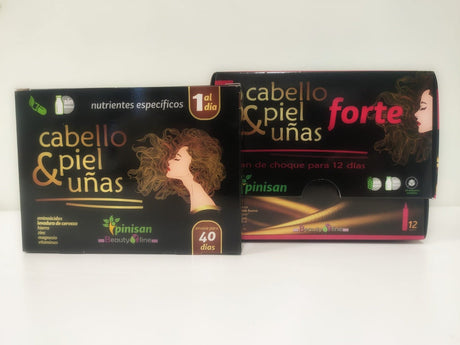 PACK REVIVE TU CABELLO Cabello piel uñas forte+40 cap GRATIS - Dendago