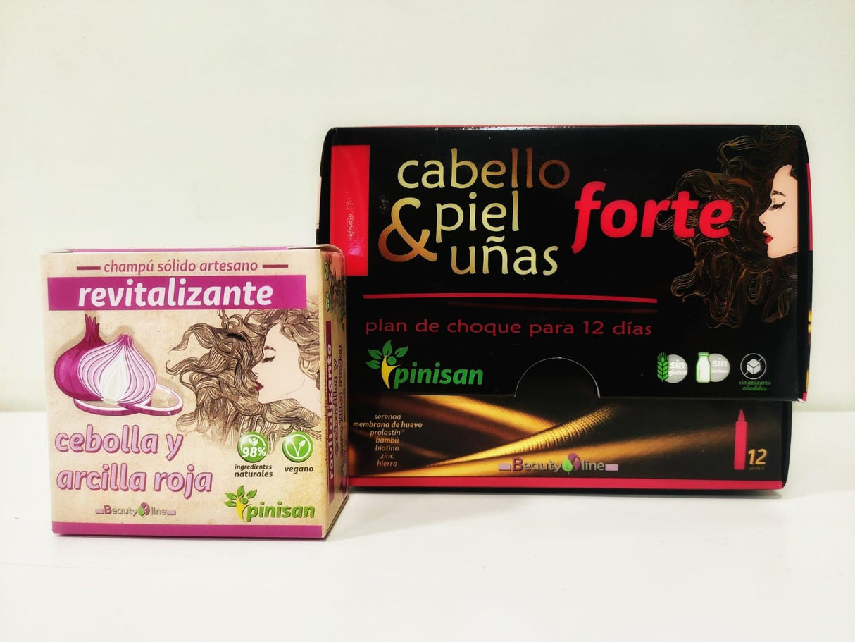 PACK REVIVE TU CABELLO Cabello piel uñas forte+Champu GRATIS - Dendago