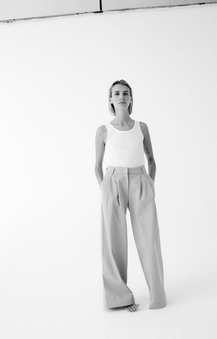 PANTALON ANCHO CAMEL AMERICAN VINTAGE 1