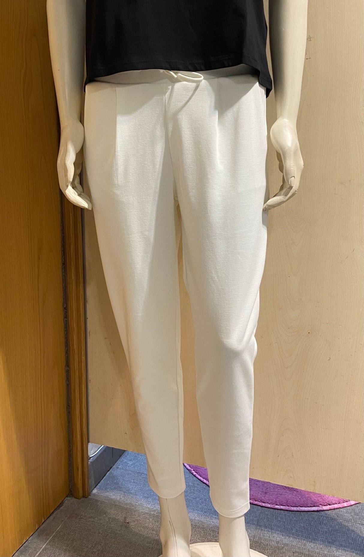 Pantalón Estrecho Blanco - Dendago