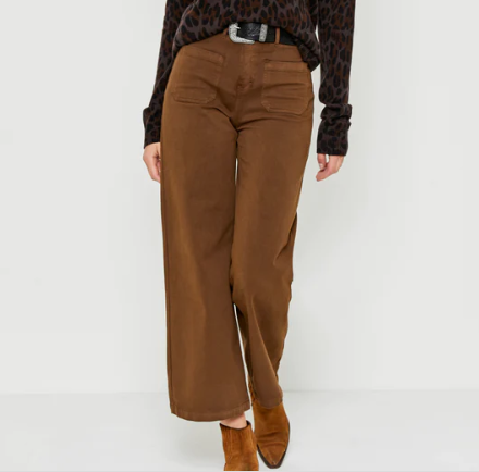 PANTALON LUCIA MARRON FIVE 1