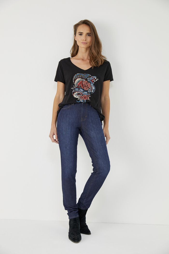 PANTALON VAQUERO AZUL AXEL FIVE JEANS - Dendago