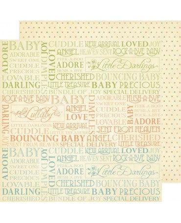 PAPEL SCRAP 30X30 Graphic Rock-a-bye 1