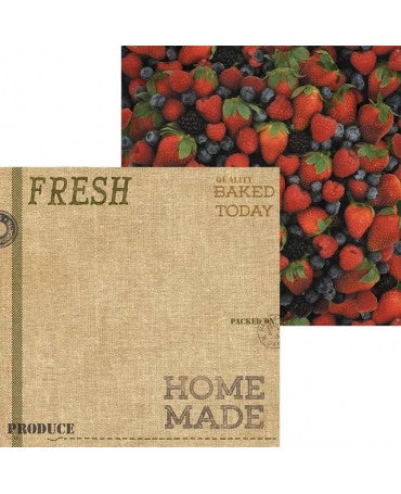 PAPEL SCRAP 30X30 KAISERCRAFT Bon appetit Fresh 1