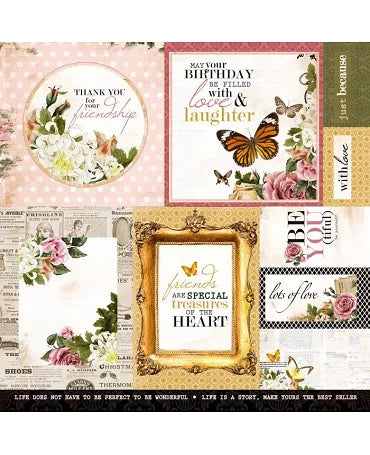 PAPEL SCRAP 30x30 Kaisercraft PONDER 1