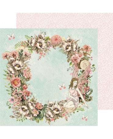 PAPEL SCRAP 30X30 KAISERCRAFT Fairy garden Fantasy 1