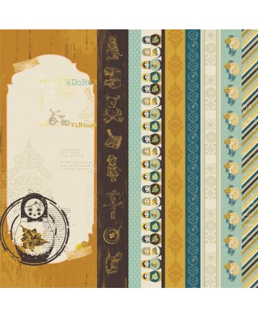 PAPEL SCRAP 30X30 KAISERCRAFT Lost & found 1