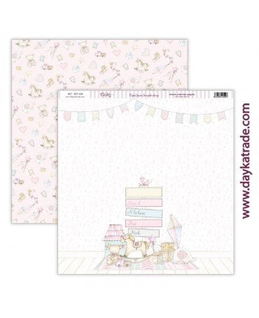 PAPEL SCRAP Dayka bebé niña "Ha nacido una estrella" 1