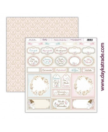 PAPEL SCRAP Dayka "HOY ES MI DÍA" COMUNIÓN 1