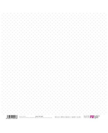 PAPEL SCRAP PUNTOS MINI - RAYAS VERTICALES Gris 2