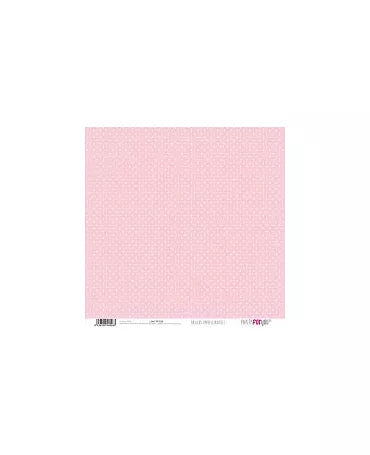 PAPEL SCRAP PUNTOS MINI - NUBES Rosa Bebé 1
