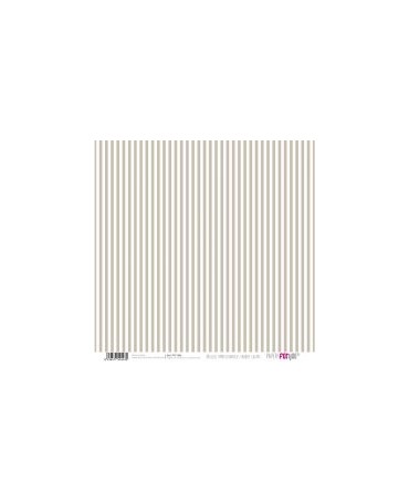 PAPEL SCRAP PUNTOS MINI - RAYAS VERTICALES Marrón 2