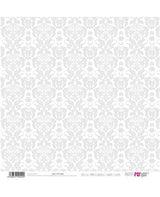 PAPEL SCRAP DAMASCO - RAYAS DIAGONAL Gris 1