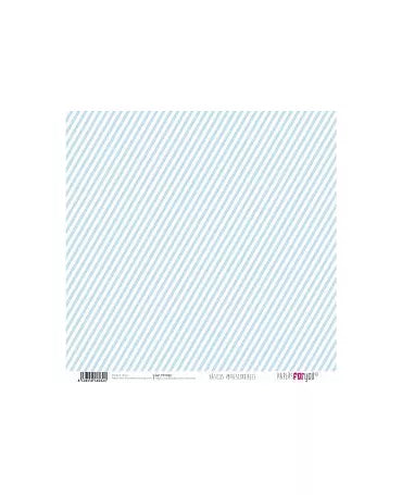 PAPEL SCRAP DAMASCO - RAYAS DIAGONAL Azul Bebé 2