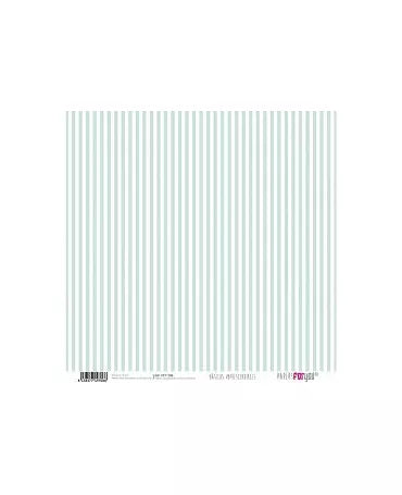 PAPEL SCRAP PUNTOS MINI - RAYAS VERTICALES Verde Suave 2
