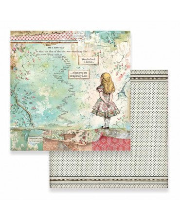PAPEL SCRAP Stamperia Alice 1